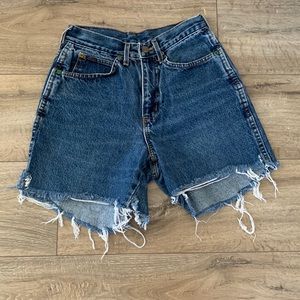 Cutoff Jean shorts